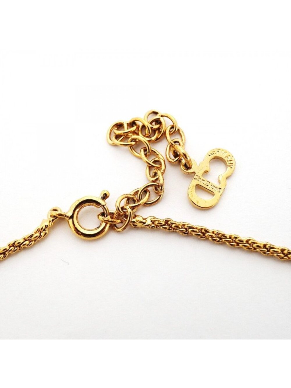 Dior Necklace CD Logo Gold Plated - Picture 4 of 5
